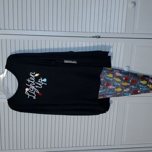 NEW Lighten Up Holiday Pajamas Sz XL
